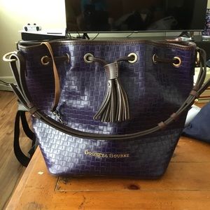 Dooney & Bourke Violet/purple shoulder bag, new mint